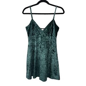 VTG Y2K Whimsigoth Babydoll Victorias Secret Small Velvet Forest Fairy Grunge